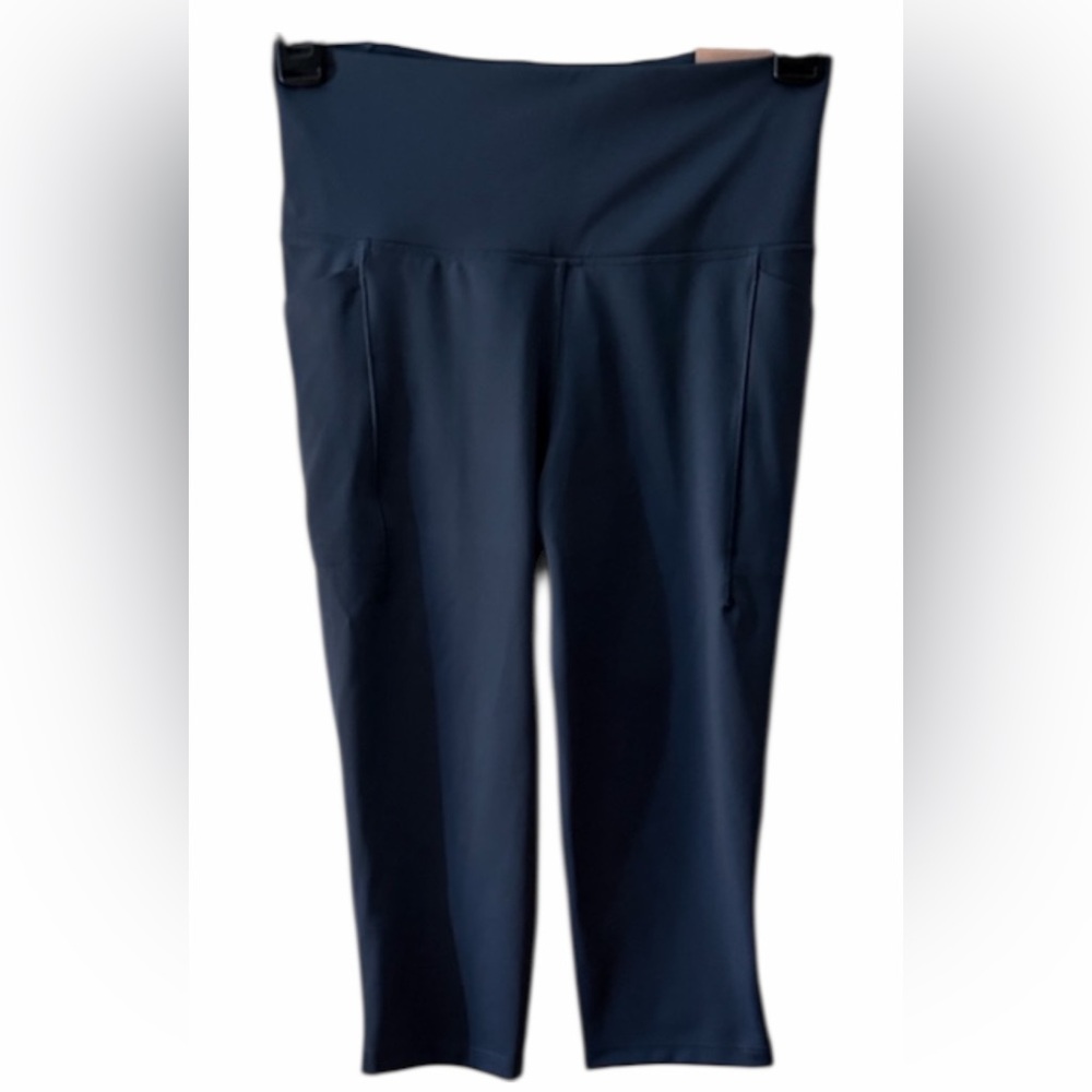 Women’s Navy High-Waist Crop Leggings